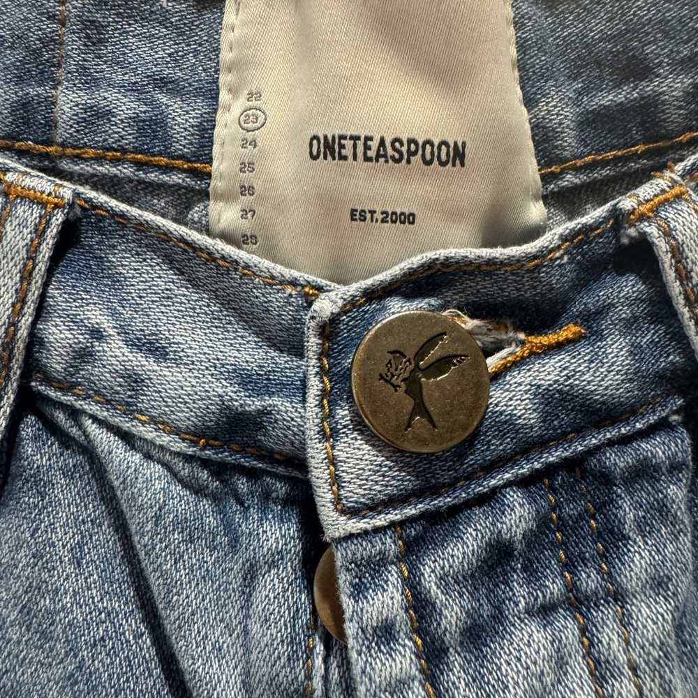ONE TEASPOON denim blue bandits